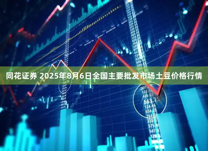 同花证券 2025年8月6日全国主要批发市场土豆价格行情